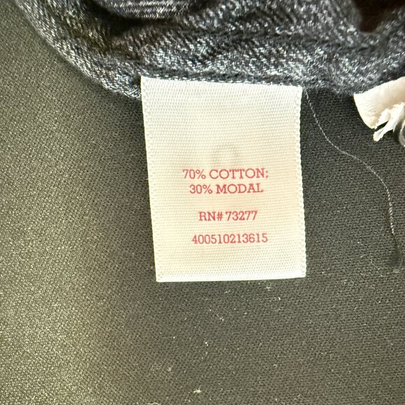 Women's SO Perfect Shirt - Black w/ White Polka Dot Button Up - Size Medium - Picture 4 of 4